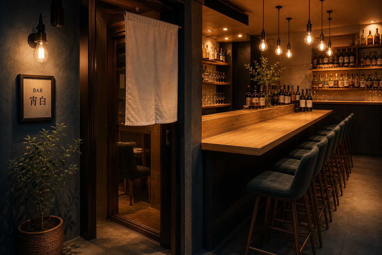 BAR 宵白のメインビジュアル